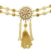 N-7129 * Gold Metal Crystal Long Tassel Belly Chains for Women Bohemian Fashion Body Jewelry