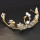 F-0626 * Trendy Swan rhinestone crown bride bridesmaid wedding headdress elegant temperament headband hair accessories