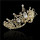 F-0568-G, F-0568-S Bride Crown Princess Atmospheric Crown Birthday Wedding Hair Accessories