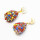 E-5421 Exaggerated Drop-Shaped Hollow Pendant Earrings Temperament Simple Earrings
