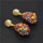 E-5421 Exaggerated Drop-Shaped Hollow Pendant Earrings Temperament Simple Earrings