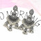 E-5289*  Bohemia vintage tassel earrings long bell pendant earrings women's travel souvenir jewelry