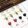 E-5395-RE E-5395-BK * Cute Women Bee Shape Drop Earrings for Women Girl Fashion Jewelry Handmade Pearl Long Tassel Earrings