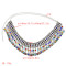 N-7239 *Boho ethnic style fashion dance chain retro coin pendant belly dance waist chain color rhinestones random