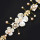 F-0503*New fashion flower bride headdress hand-woven European and American diamond wedding hair accessories