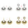 E-4982 Fashion small water drop tassel earrings Thai Indian ethnic retro earrings earrings female