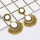 E-4982 Fashion small water drop tassel earrings Thai Indian ethnic retro earrings earrings female