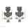 E-5265-G, E-5265-S, Bohemian Vintage Pendant Earrings for Woman