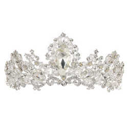 F-0546 Fashionable High-end Queen Baroque Crown Birthday Party Headdress