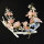 F-0610 Fashion new flower bow bride headdress wedding photography hand-woven hair accessories hair band