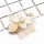 F-0572 * 2020 New Trendy Gold Color Leaf Hair Comb Bridal Headwear Insert Comb Accessories