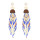 E-4937 Bohemian Bead Tassel Drop Earrings for Women Wedding Fringed Statement Earrings Party Gifts