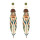 E-4937 Bohemian Bead Tassel Drop Earrings for Women Wedding Fringed Statement Earrings Party Gifts
