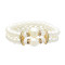 B-0966* Fashion Imitation Pearl Bracelet Double Bracelet Trendy Women's Accessories