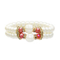 B-0966* Fashion Imitation Pearl Bracelet Double Bracelet Trendy Women's Accessories
