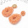 E-5288 * New Trendy Europe and America Exaggerate Colorful Rice Bead Earrings For Woman Jewelry Gift