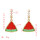 E-5392 New creative fruit earrings temperament 2 color watermelon earrings summer trend earrings