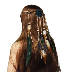 F-0617 New Bohemian Feather Hairwear Fashionable National Style Tourism Souvenir Hair Accessories