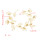 F-0528 Simple alloy small leaf handmade bride hair ring hair band beaded crystal beads wedding accessories