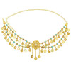 N-7298G N-7298S Europe and America decorated ethnic style alloy acrylic ladies long waist chain daily beach