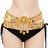 N-7298G N-7298S Europe and America decorated ethnic style alloy acrylic ladies long waist chain daily beach