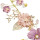 F-0605 New Fashion Lady Sweet Hair Salon With Long Colored Flower Hair Accessories Bridal Headdress Variety Accessories.