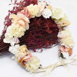 F-0607 * 2020 New Trendy Bridal Beautiful Flower Hairwear Ribbon Headwear For Woman Accessories