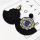E-5293 Handmade Mizhu Devil Eye Exaggerated Fan-Shaped Tassel Stud Earrings