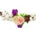 F-0608* Bridal Headdress Wreath Wedding Simulation Flower Headband Mori Girl Vacation Beach Wreath Photo Accessories Jewelry