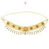 N-7317 Bohemian national style alloy waist chain ladies belly dance jewelry  pendant