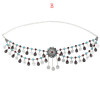 N-7317 Bohemian national style alloy waist chain ladies belly dance jewelry  pendant