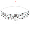 N-7317 Bohemian national style alloy waist chain ladies belly dance jewelry  pendant