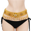 N-7317 Bohemian national style alloy waist chain ladies belly dance jewelry  pendant