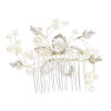 F-0593* New Flower Rhinestone Pearl Hair Comb Hair Clip Lady Wild Bride Bridesmaid Head Jewelry Accessories