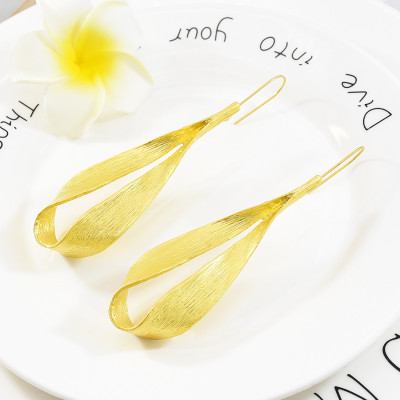 E-5671 Simple Drop Dangle Earrings Irregular Geometry Fish Hook Earrings