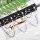 N-7338 Cool Punk Style Alloy Chain and Leather Collar Choker Necklace for Women Jewelry Accessories