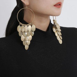 E-5673 New fashion pendants, personalized tassel earrings, European and American fashion pendants