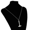 N-7340 New student domineering Axe hammer necklace men's clavicle chain wild Japan and South Korea jewelry gift tide compass long sweater chain