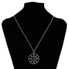 N-7340 New student domineering Axe hammer necklace men's clavicle chain wild Japan and South Korea jewelry gift tide compass long sweater chain