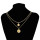 N-7342 3 styles gold long necklace couple accessories Fashion ladies pendant jewelry