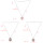 N-7343 Punk student domineering Dragon pentagon necklace men's clavicle chain wild Japan and South Korea jewelry gift long sweater chain