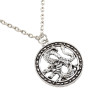 N-7343 Punk student domineering Dragon pentagon necklace men's clavicle chain wild Japan and South Korea jewelry gift long sweater chain
