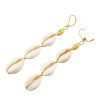 E-5679 Summer Beach Shell Earrings for Women Bohemian Gold Metal Drop Earring Party Jewelry