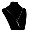 N-7344 Punk Student Retro Silver Necklace Men's Clavicle Chain Wild Japanese Korean Jewelry Gift