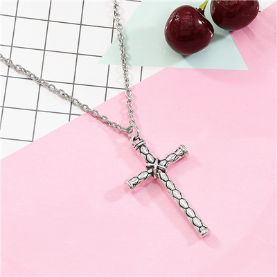 N-7345 Fashion New Cross Necklace Clavicle Chain Wild Jewelry Gift