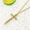 N-7345 Fashion New Cross Necklace Clavicle Chain Wild Jewelry Gift