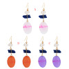 E-5686 Fashion Trendy Color Spar Earrings Women Jewelry Gift Crystal Earrings