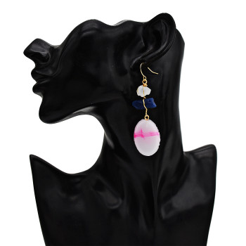 E-5686 Fashion Trendy Color Spar Earrings Women Jewelry Gift Crystal Earrings