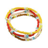 B-1015 3 Pcs/Set Boho Style Beads and Pearl Adjustable Bracelets For Women Charming Jewelry Accessory