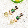 E-5688 Cute Bird Earring Rhinestone Drop Dangle Earrings for Woman